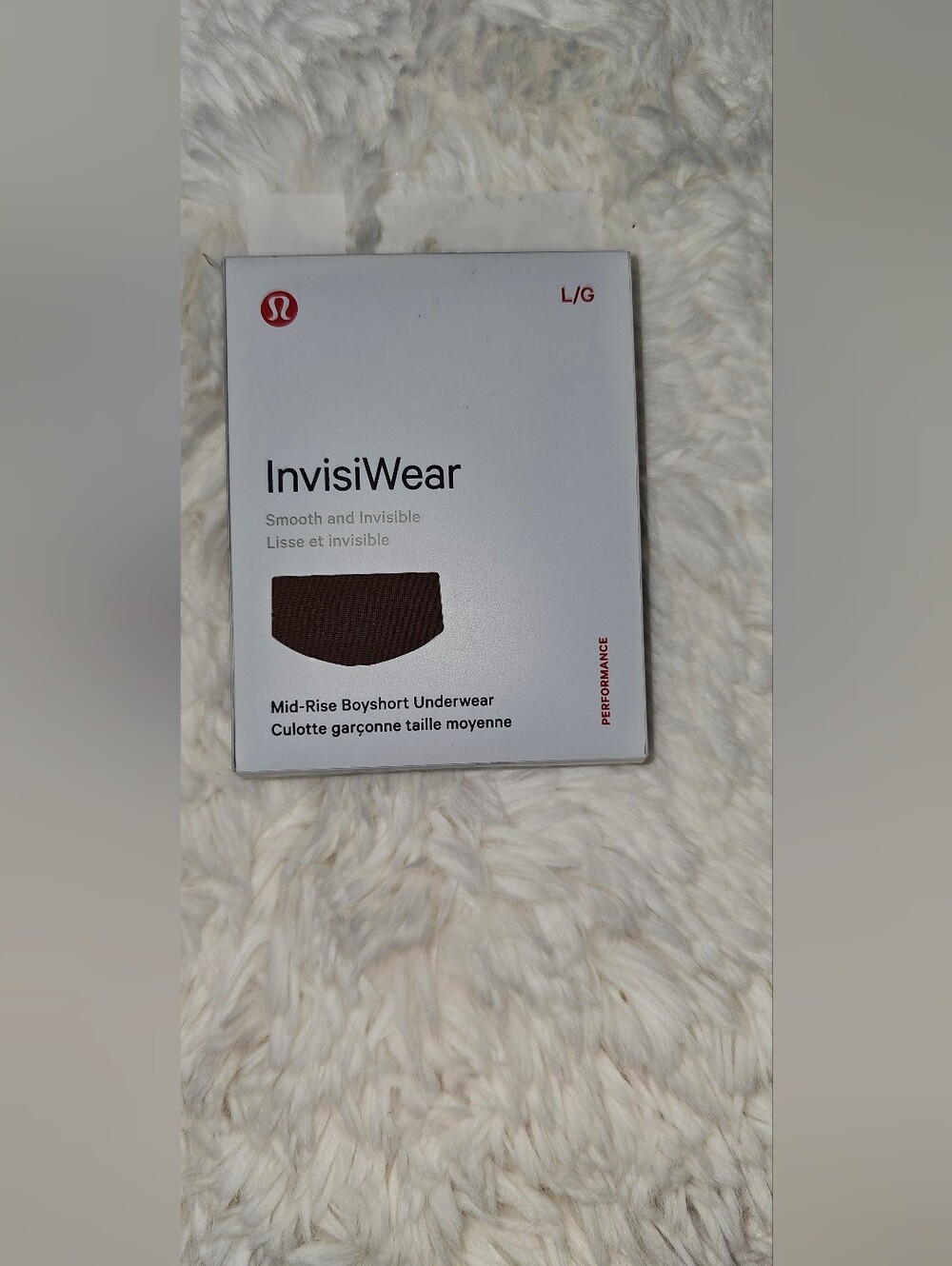 lululemon athletica InvisiWear Mid-Rise Boyshorts - Brown